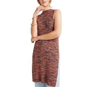 Anthropologie Multicolor Sleeveless Knit Tunic